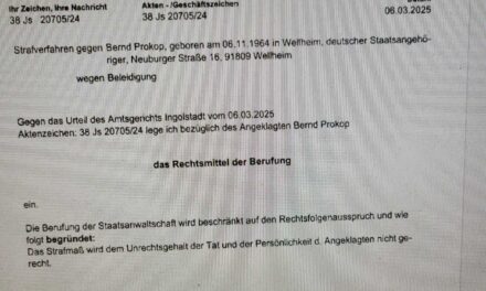 Staatanwaltschaft legt Berufung ein