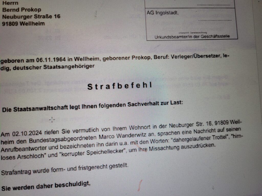 Strafbefehl