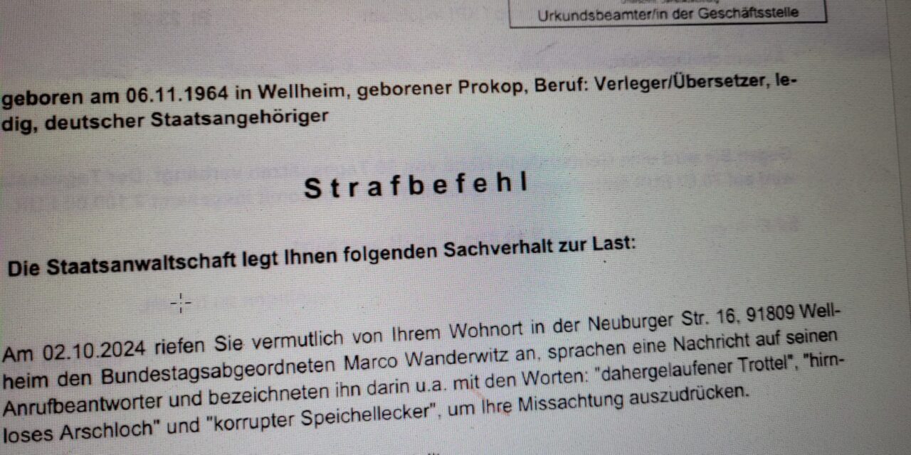 Strafbefehl
