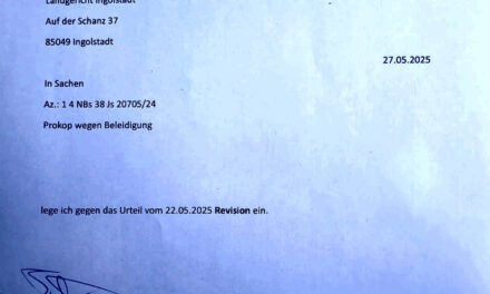 Revision gegen Landgerichtsurteil