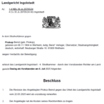 Revision wird abgelehnt