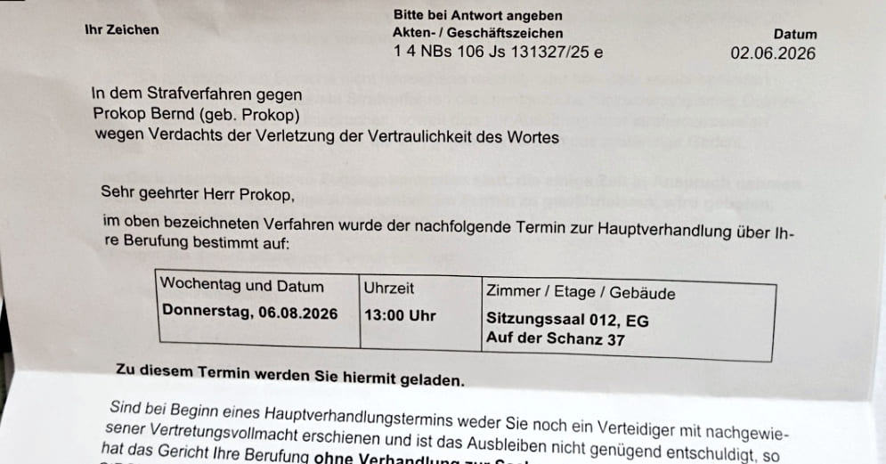 Berufungsbegründung