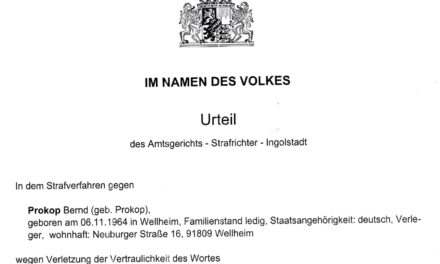 Hauptverhandlung wegen § 201